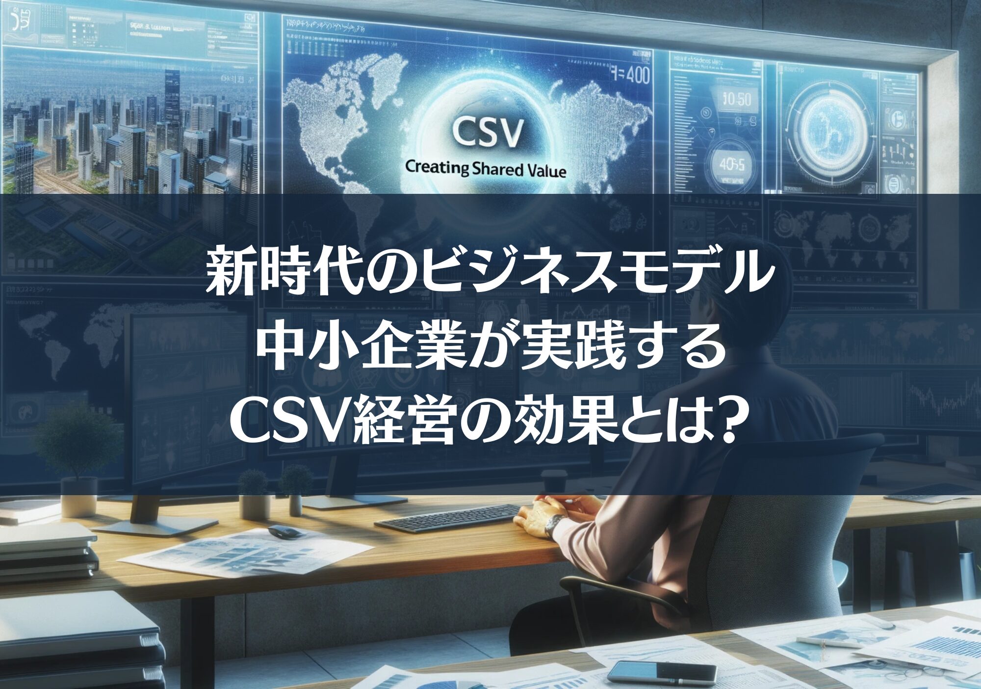 新時代のビジネスモデル：中小企業が実践するCSV経営の効果とは