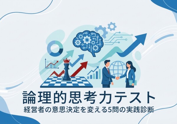 論理的思考力テスト｜経営者の意思決定を変える5問の実践診断