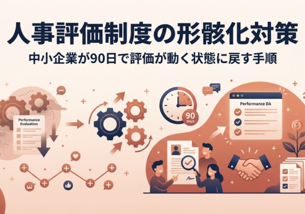 人事評価制度の形骸化対策｜中小企業が90日で評価が動く状態に戻す手順