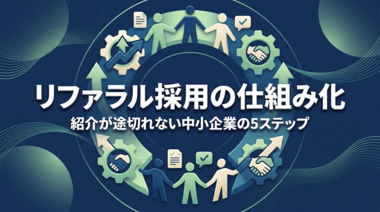 中小企業のリファラル採用仕組み化｜「頼んで終わり」にしない5ステップ