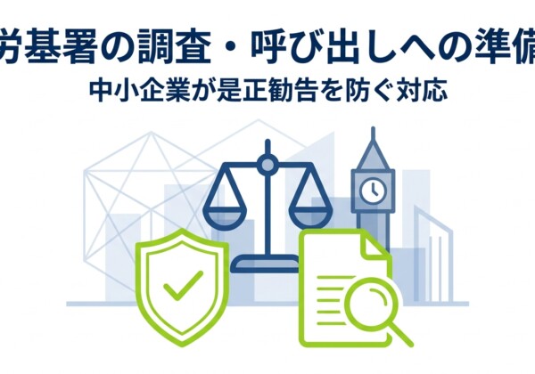 労基署の調査・呼び出しへの準備｜中小企業が是正勧告を防ぐ対応