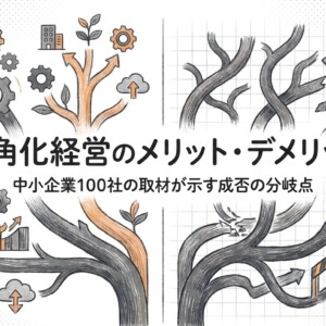 多角化経営のメリット・デメリット｜中小企業100社の取材が示す成否の分岐点