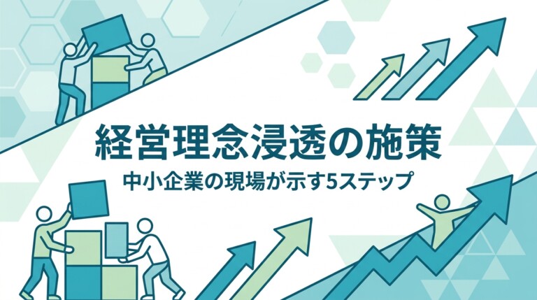 経営理念浸透の施策｜中小企業の現場が示す5ステップ