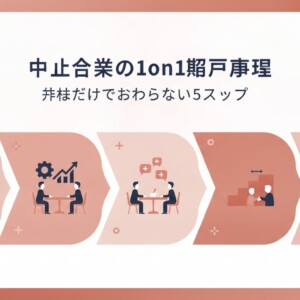 中小企業の1on1導入手順｜形だけで終わらせない5ステップ