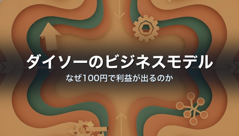 ダイソーのビジネスモデル　なぜ100円で利益が出るのか