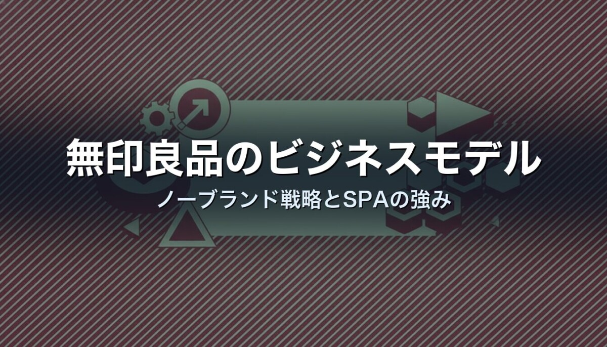 無印良品のビジネスモデル　ノーブランド戦略とSPAの強み