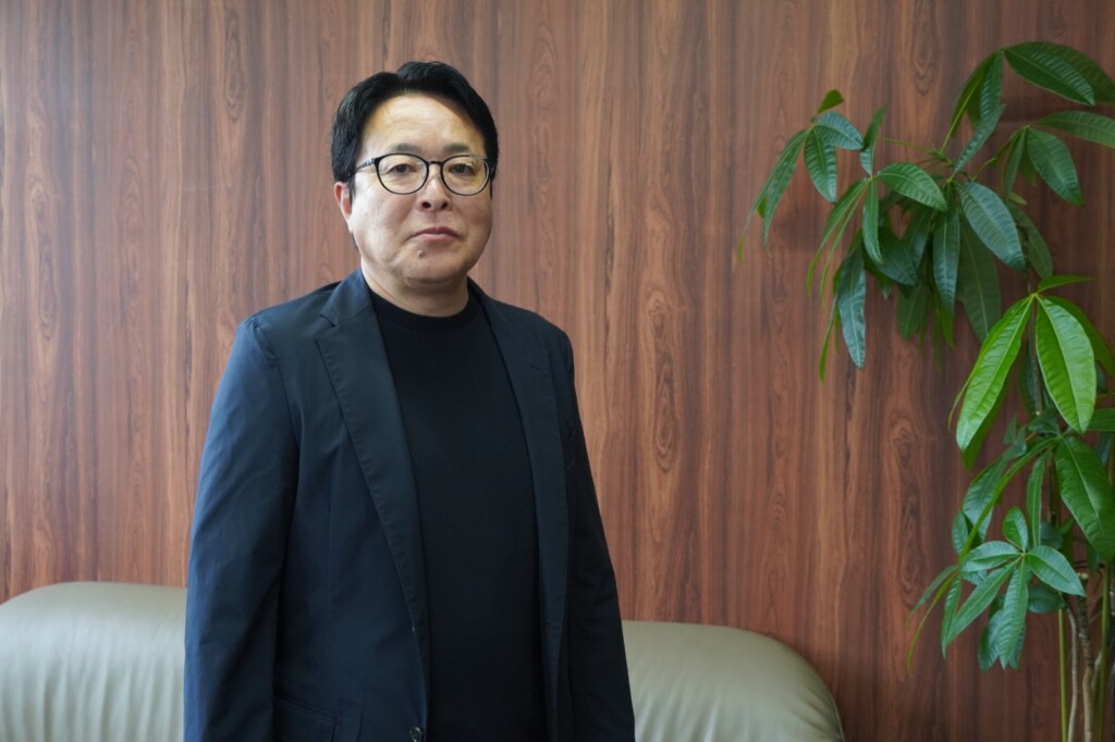 株式会社アケボノ本社にて 細田健一社長