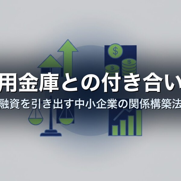信用金庫との付き合い方｜融資を引き出す中小企業の関係構築法