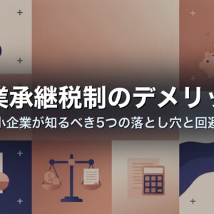 事業承継税制のデメリット｜中小企業が知るべき5つの落とし穴と回避策