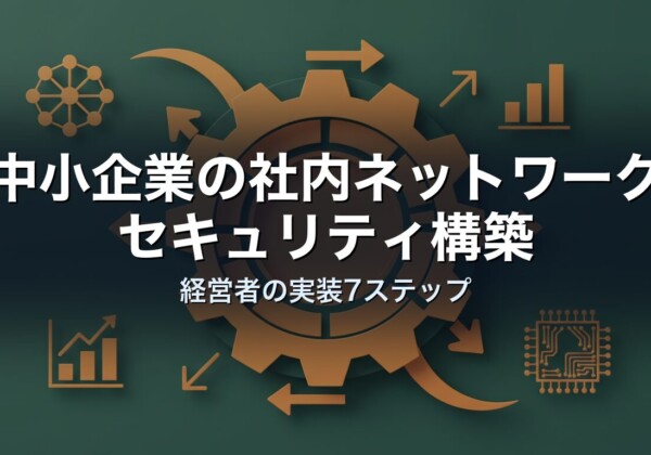 中小企業の社内ネットワークセキュリティ構築｜経営者の実装7ステップ