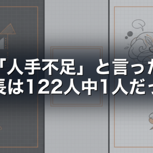 「人手不足」と言った社長は122人中1人だった｜経営者インタビュー122本の集計