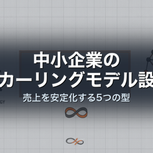 中小企業のリカーリングモデル設計｜売上を安定化する5つの型