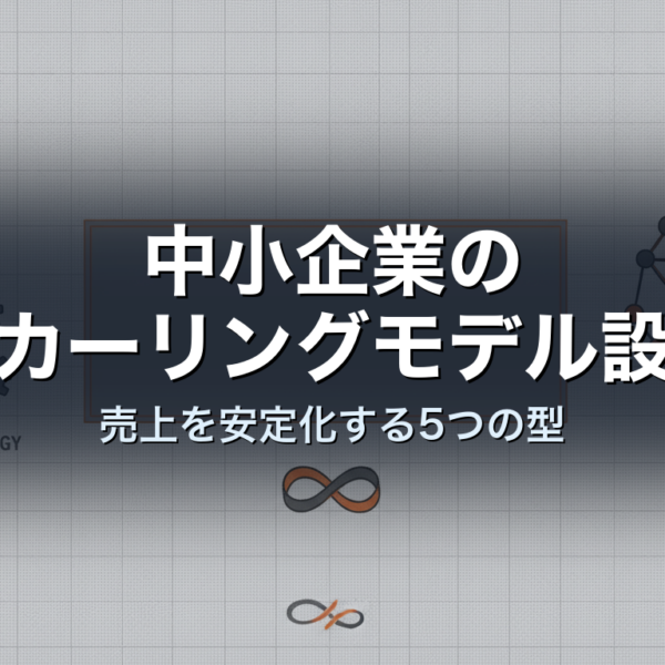 中小企業のリカーリングモデル設計｜売上を安定化する5つの型