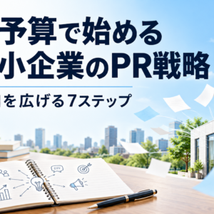 中小企業のPR戦略の立て方｜低予算でも認知が広がる7ステップ