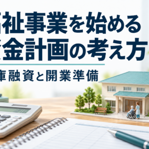 福祉事業の立ち上げ｜自己資金ゼロでも公庫融資で開業する道筋
