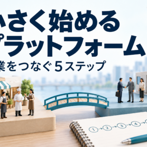 中小企業のプラットフォームビジネスの始め方｜小さく回す5ステップ