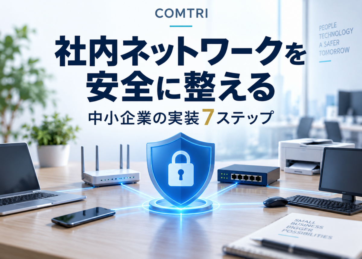 中小企業の社内ネットワークセキュリティ構築|経営者の実装7ステップ