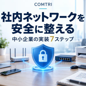 中小企業の社内ネットワークセキュリティ構築｜経営者の実装7ステップ