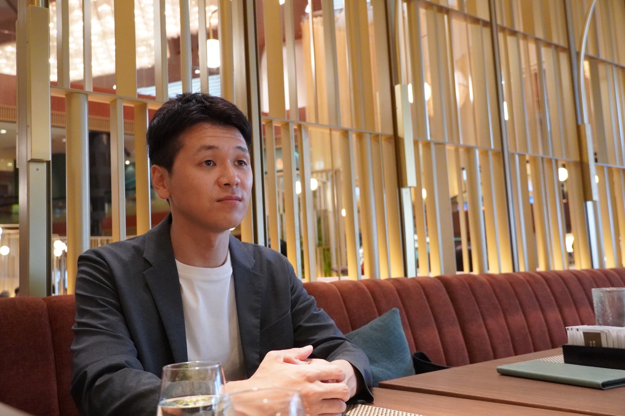 株式会社コラボハウス 代表取締役 松坂直樹氏（インタビューの様子）