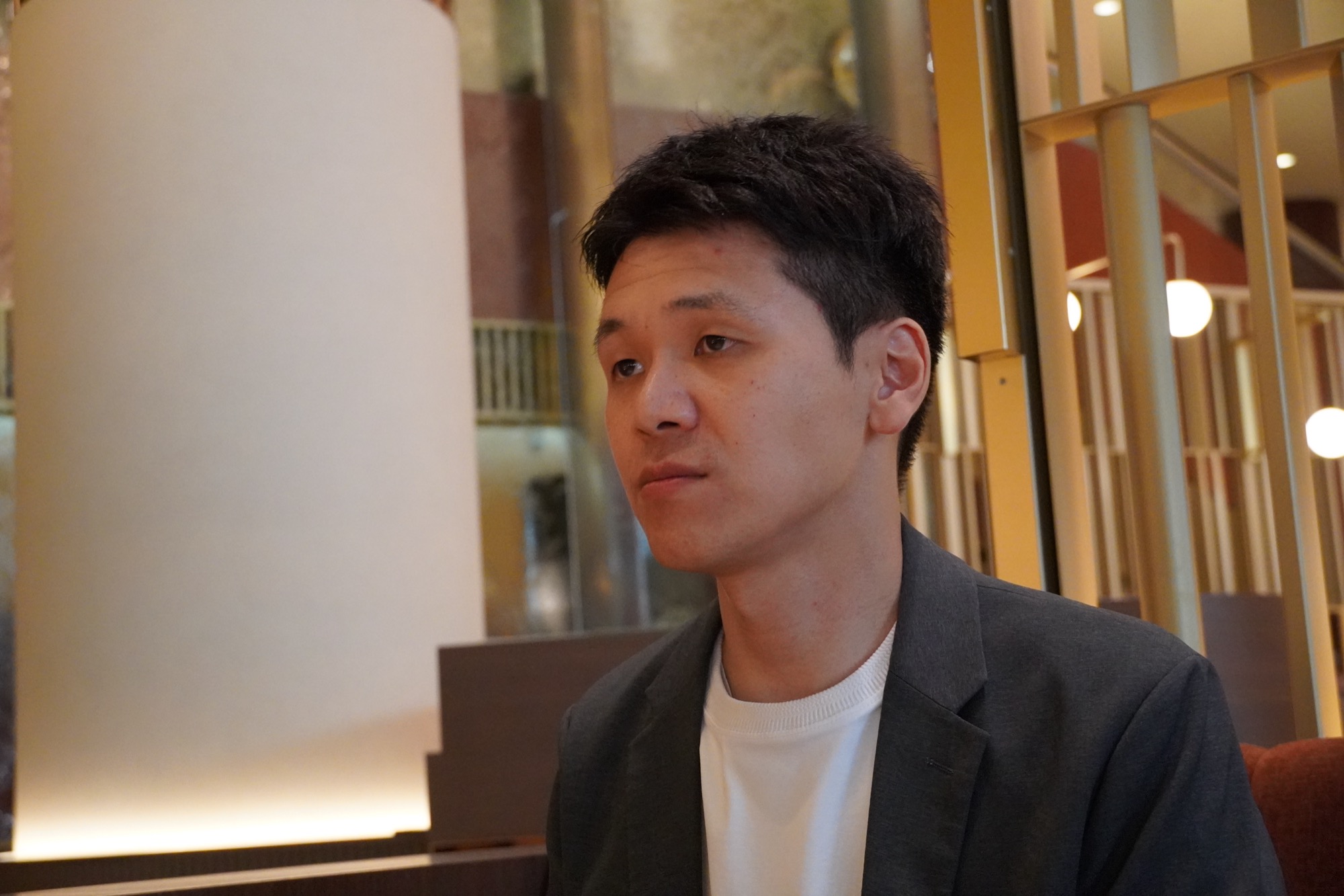 株式会社コラボハウス 代表取締役 松坂直樹氏（インタビューの様子）