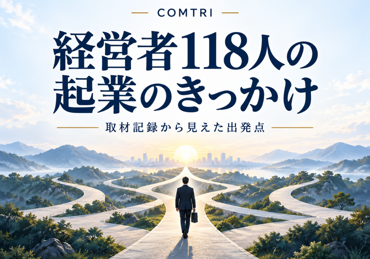 経営者118人に聞いた起業のきっかけ｜やりたいことから始めた人は1割