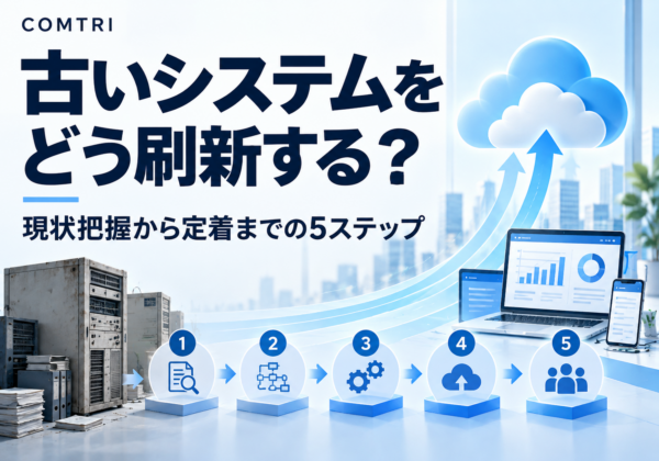 レガシーシステムの刷新を進める手順｜2025年の崖を越え競争力を守る