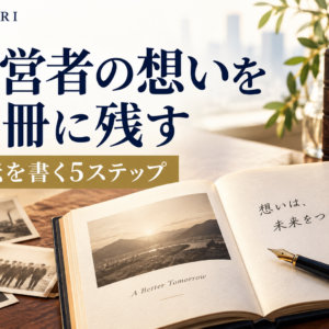 中小企業の経営者が自伝を書く進め方｜想いと歴史を次の世代へ残す