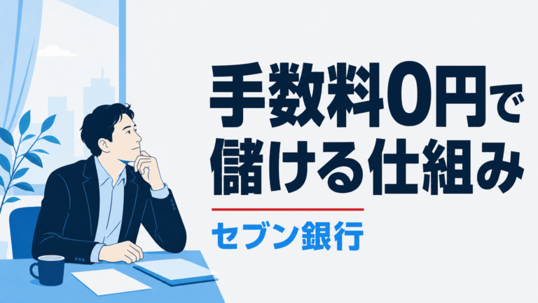 セブン銀行のビジネスモデル｜手数料0円でも儲かる銀行