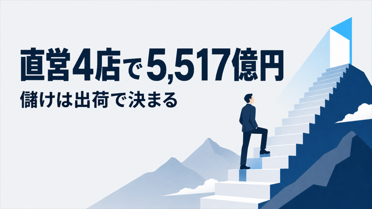 業務スーパーのビジネスモデル｜直営4店で5,517億円の理由