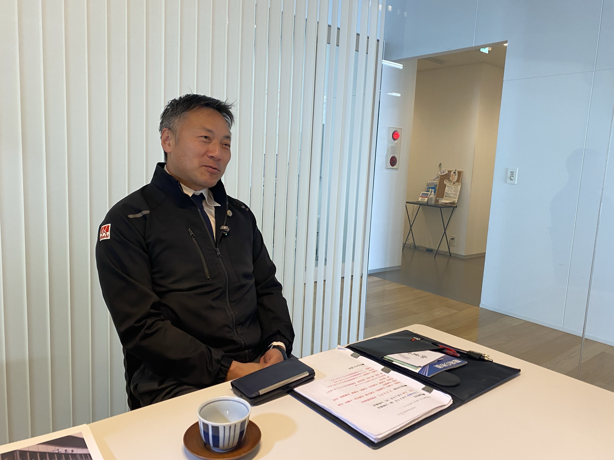 北一ミート株式会社 代表取締役 田村健一氏（インタビューの様子）
