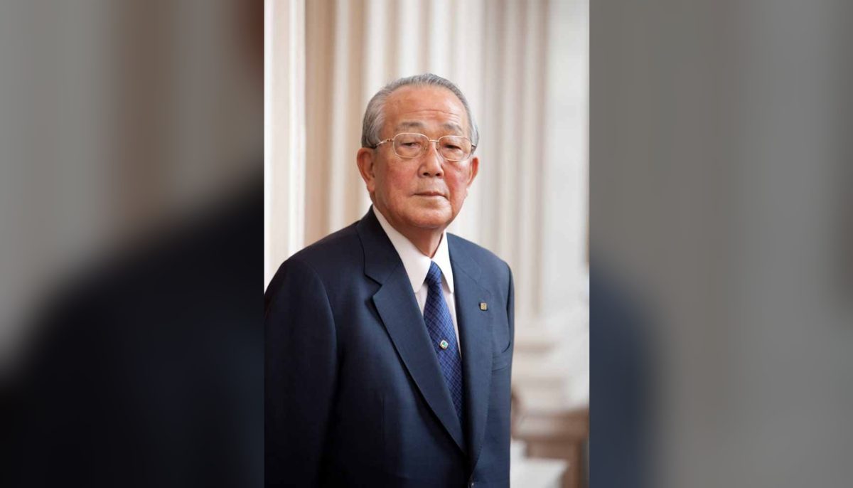 稲盛和夫のポートレート写真