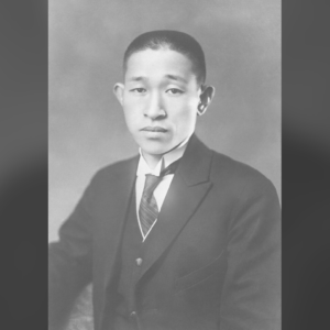 松下幸之助のポートレート写真（1929年撮影）