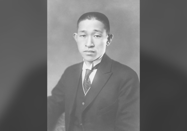 松下幸之助のポートレート写真（1929年撮影）