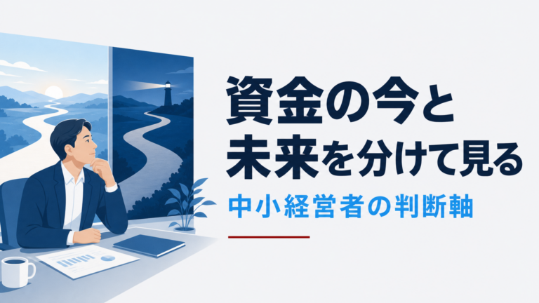 資金繰り表とキャッシュフロー計算書の違い｜中小企業の資金判断を変える3つの軸